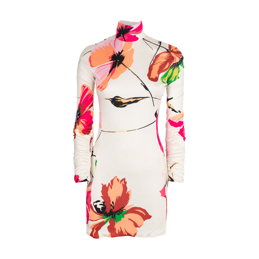 SS 2001 Flower Silk Dress
