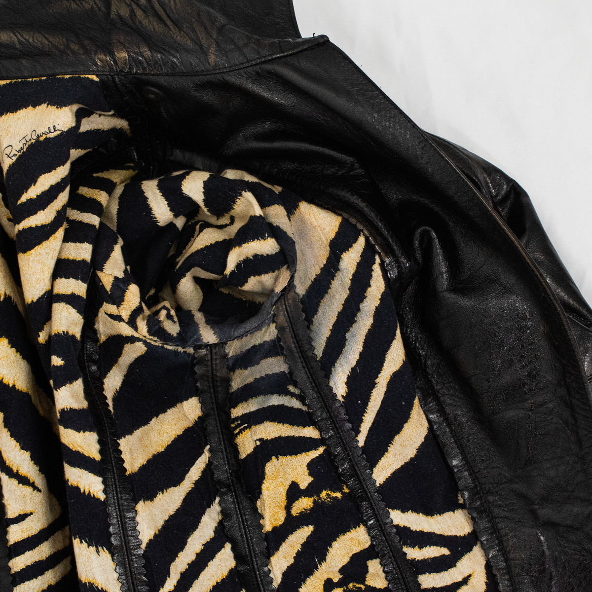 FW 2001 Phoenix Leather Jacket
