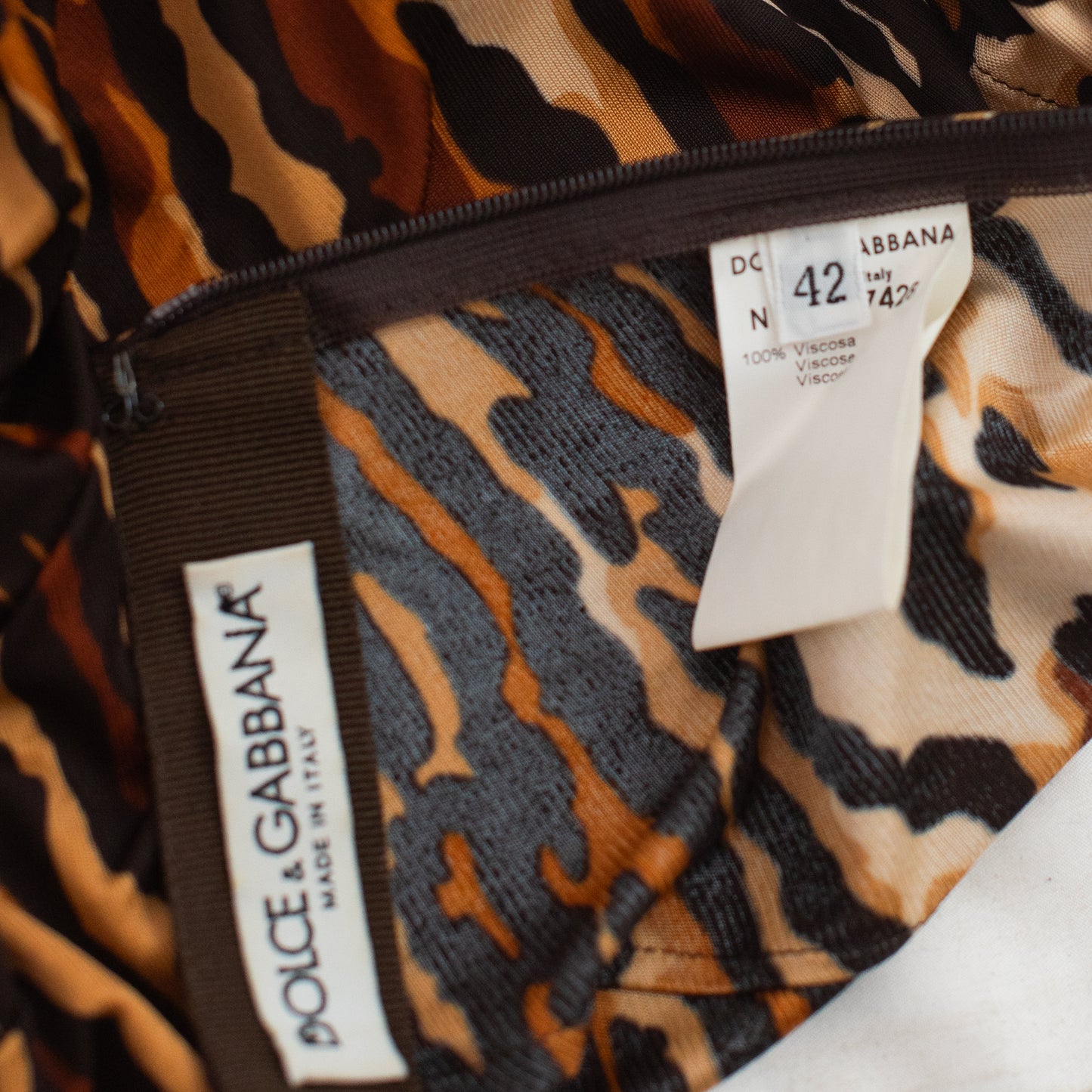 SS 1996 Leopard-Print Viscose Stretch Set