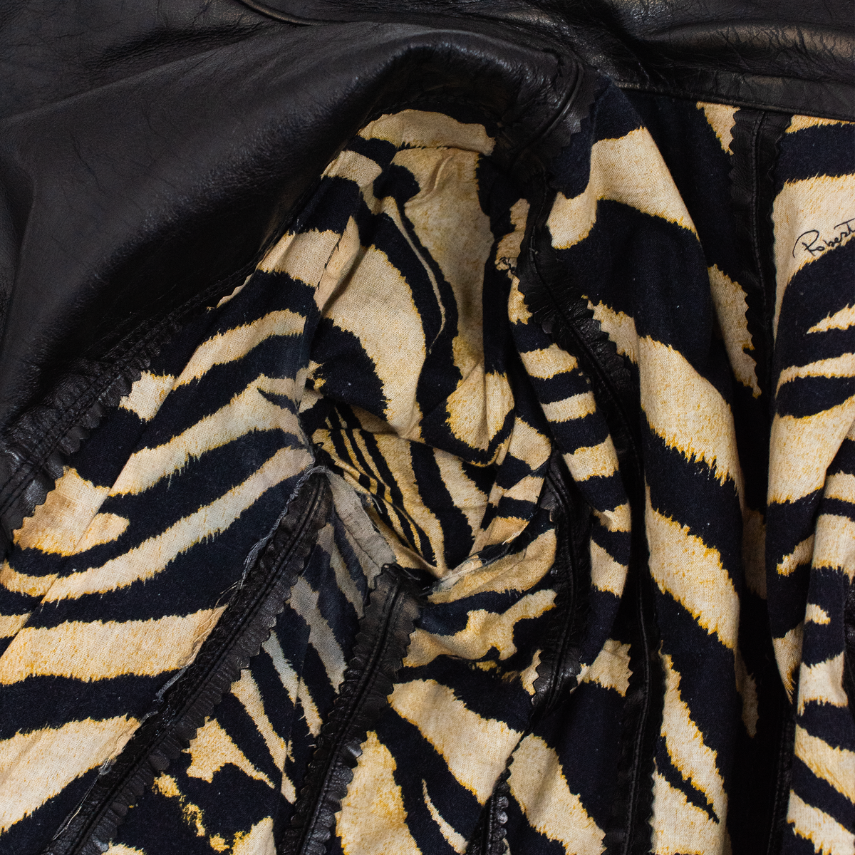 FW 2001 Phoenix Leather Jacket
