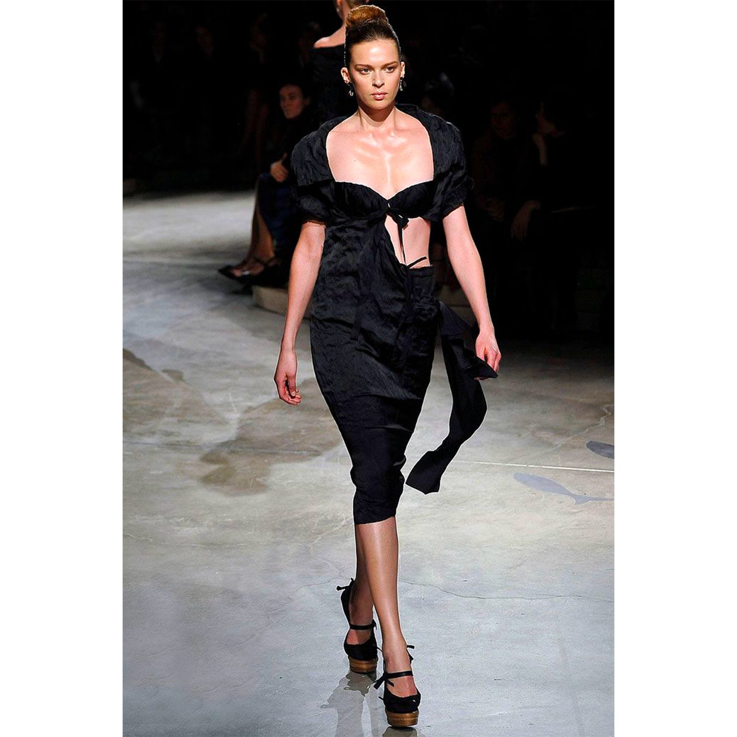 SS 2009 Elastic Metallic Cotton Bustier