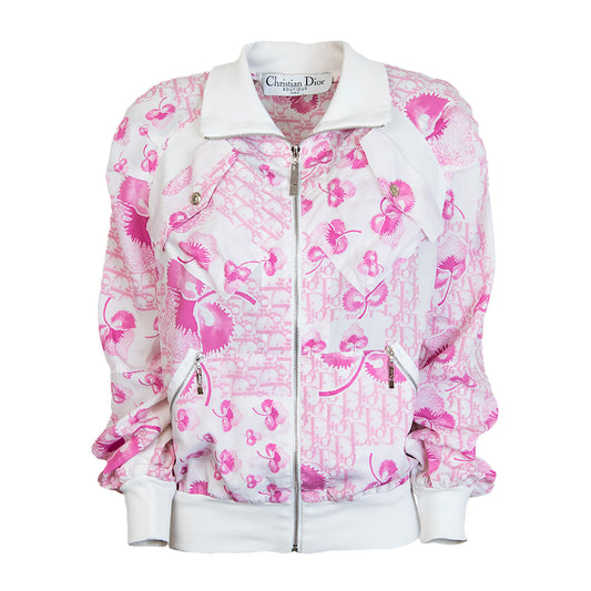 Resort SS 2005 Logo Flowers Bomber Jacket