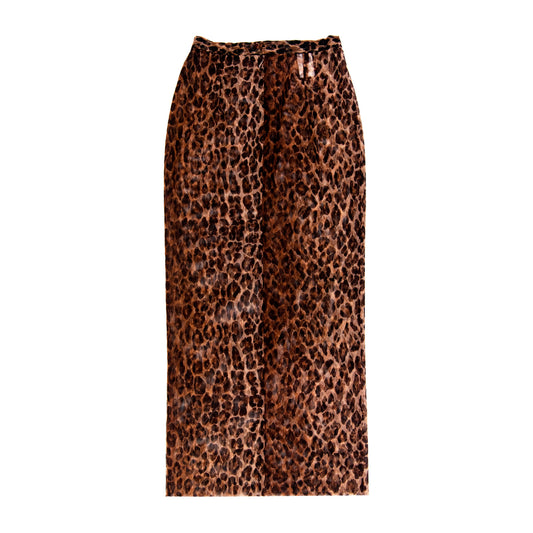 FW 1997 Leopard Skirt