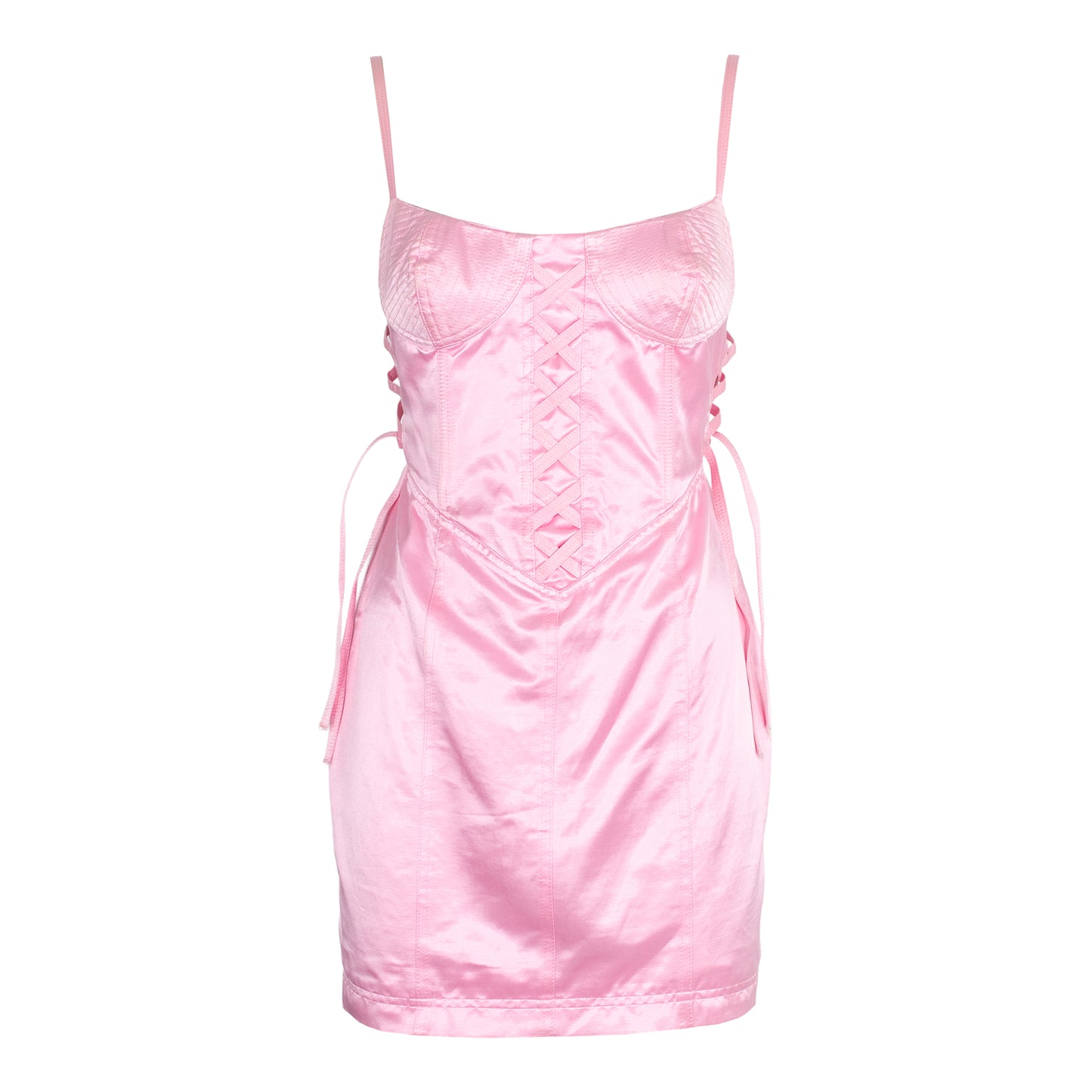 SS 1995 Pink Dress with Built-in Corset
