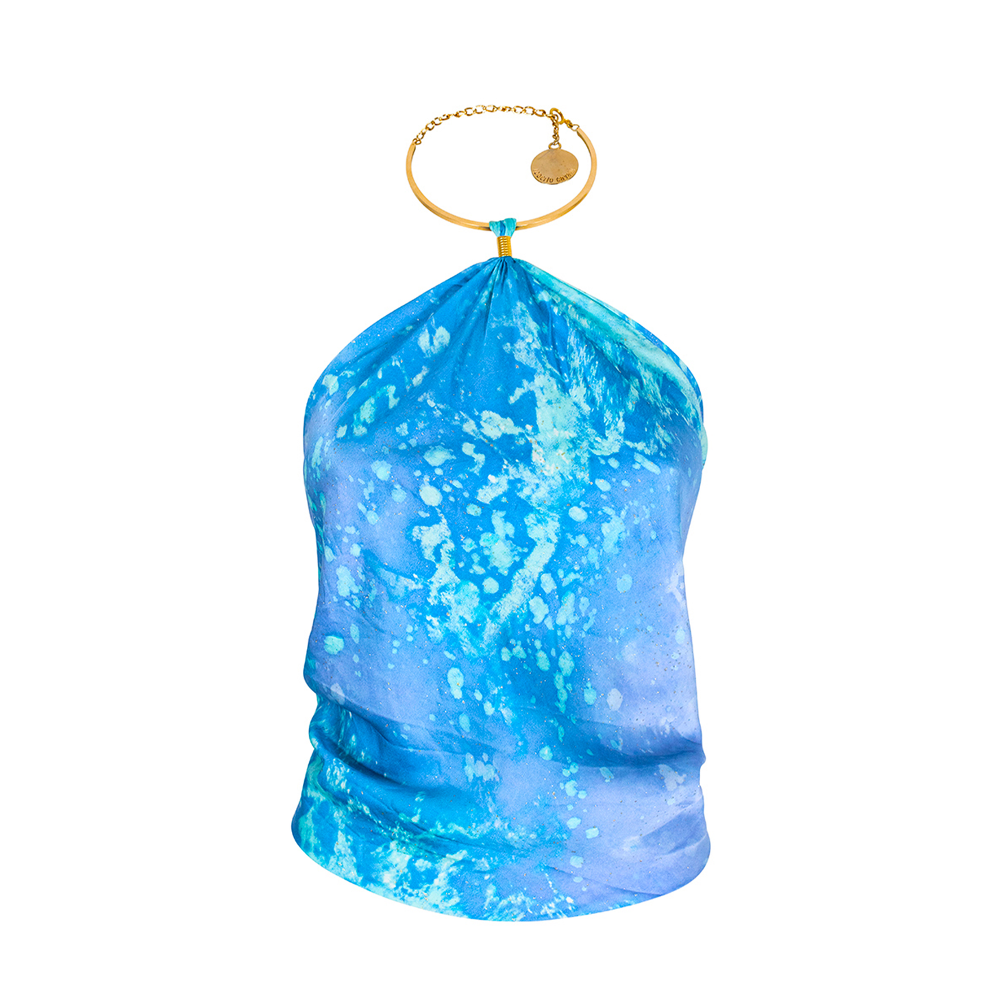 SS 1999 Gold-Choker Silk Gradient Top