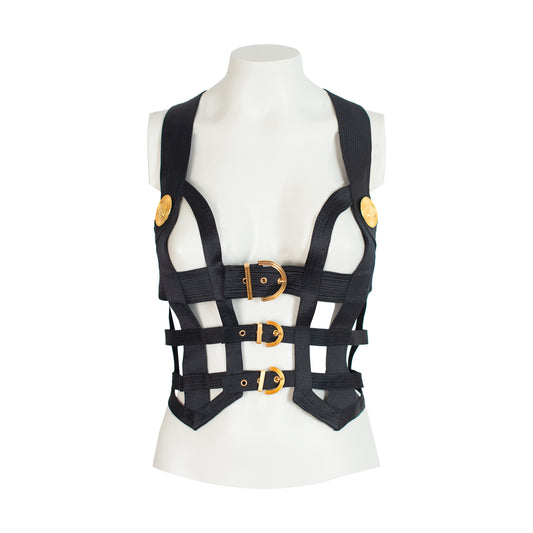 FW 1992 Silk Bondage Corset
