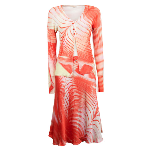 SS 2001 Coral Silk Set