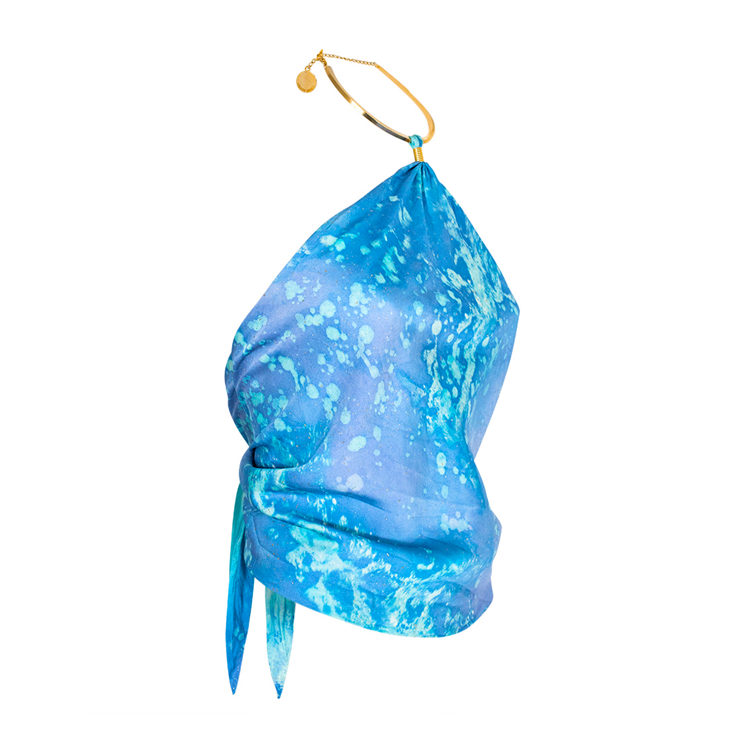 SS 1999 Gold-Choker Silk Gradient Top