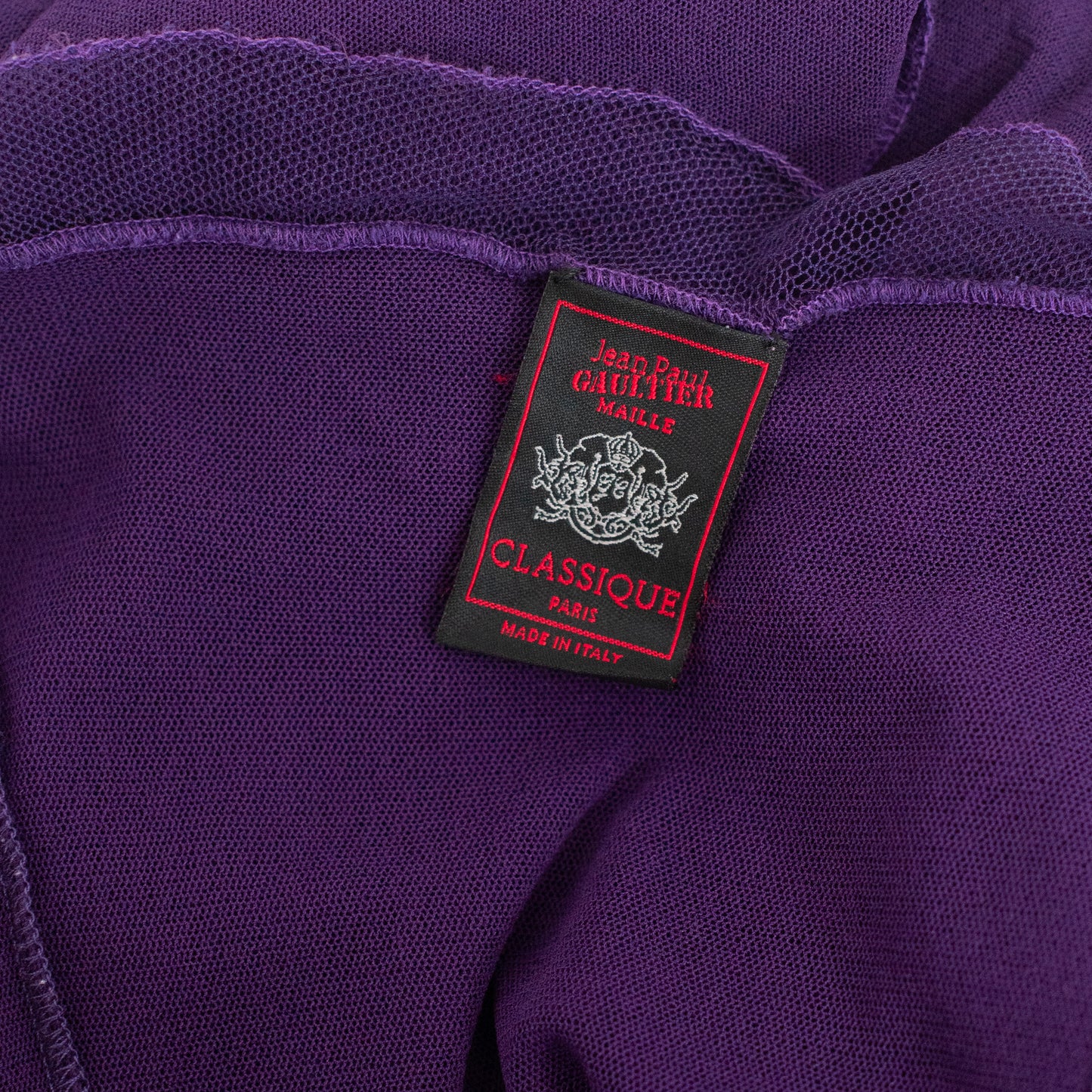 90's Mesh Purple Dress