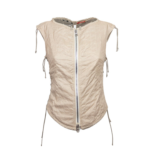 FW 1999 Beige Corset Gilet