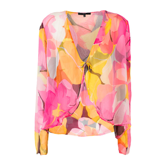 SS 1999 Silk Floral Top