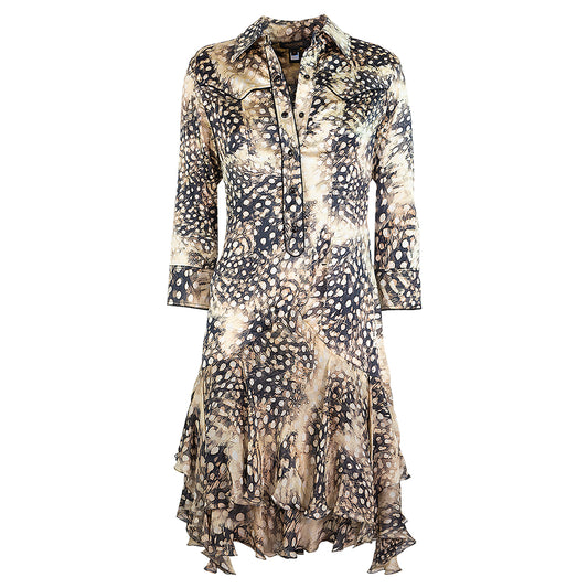 SS 2004 Animalier Silk Dress