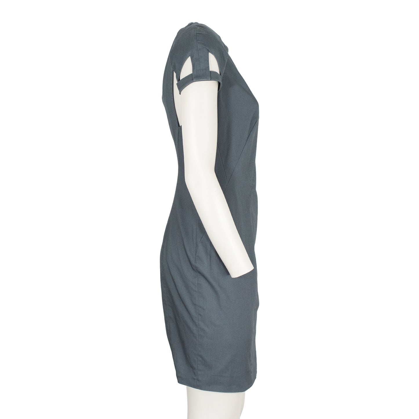 Runway SS 2010 Structured Dress with Cut-Out Sleeves