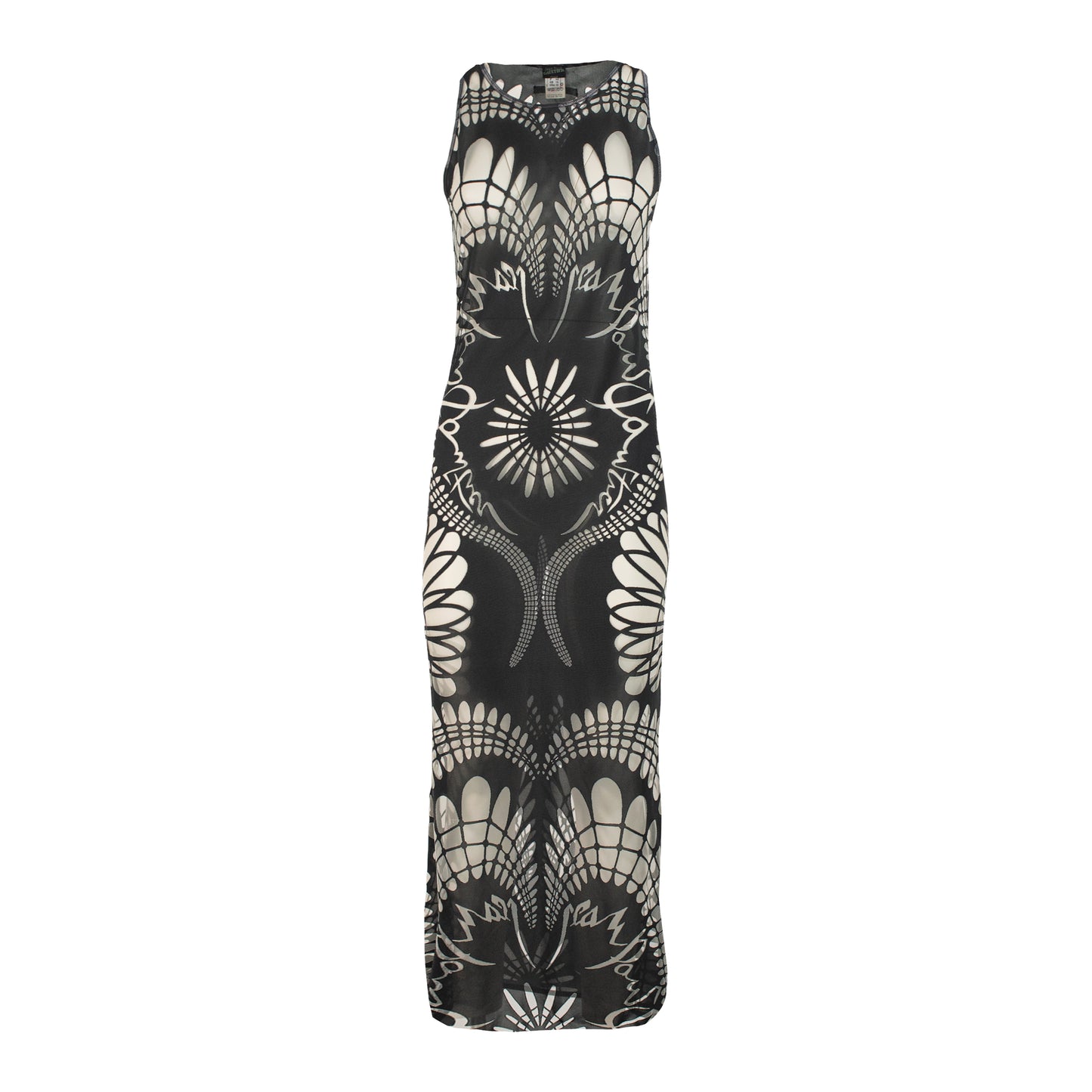 SS 2001 Tribal Mesh Dress