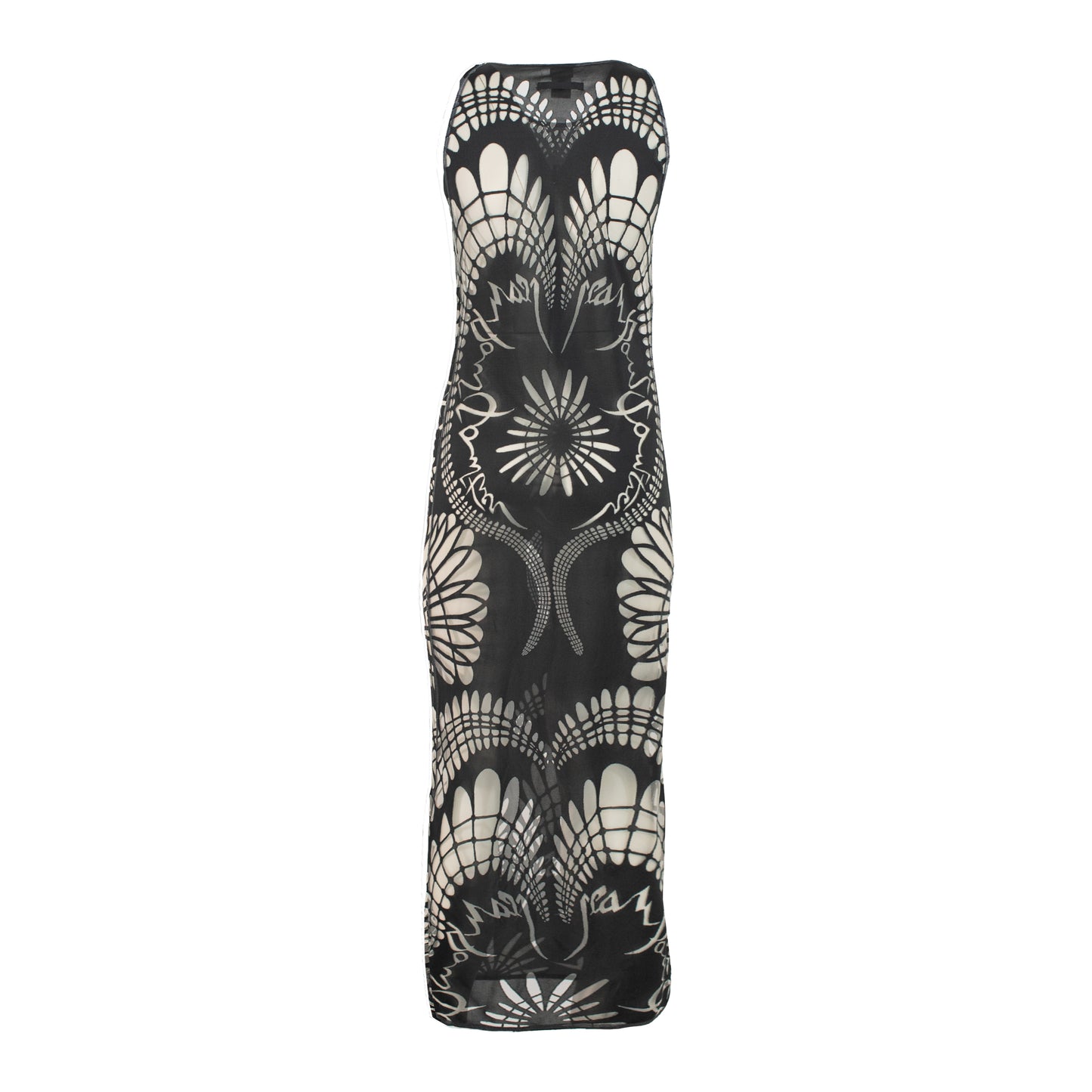 SS 2001 Tribal Mesh Dress