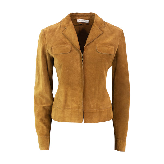 SS 1999 Suede Camel Jacket