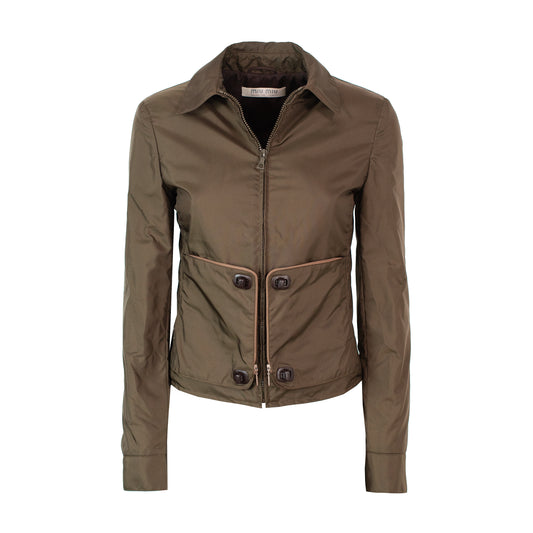 FW 1999 Khaki Nylon Utility Jacket