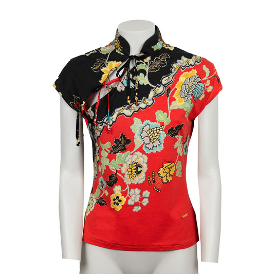 SS 2003 Cheongsam Red Top