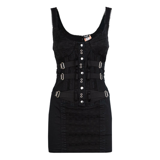 SS 2003 Bondage Bustier/Mini Dress