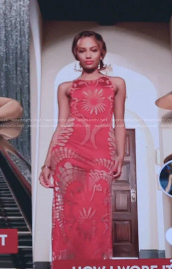 SS 2001 Tribal Mesh Dress