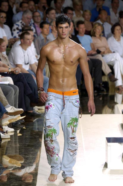Dolce & Gabbana Spring 2005 Men Hawaii Jeans – Furora