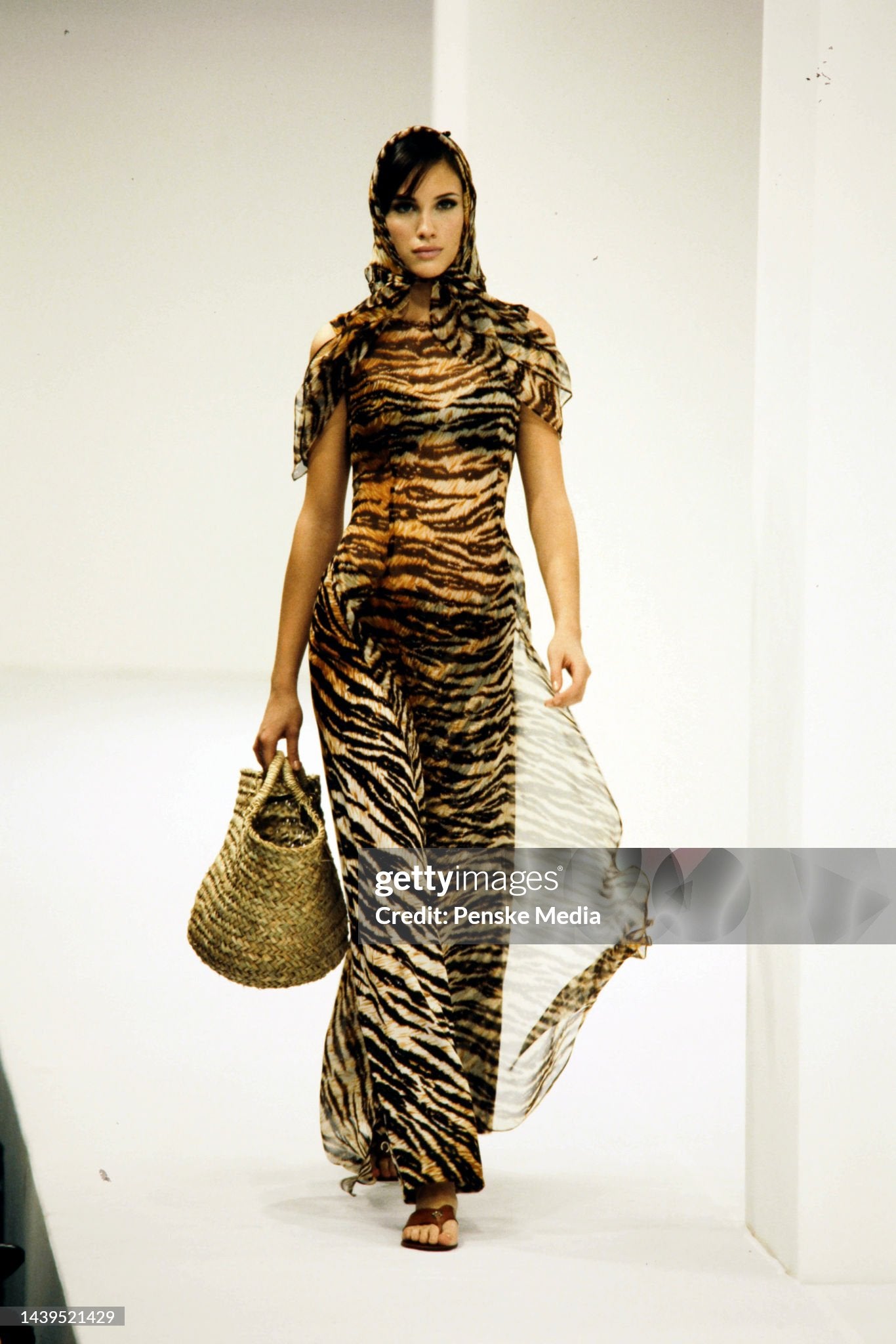 SS 1996 Leopard-Print Viscose Stretch Set