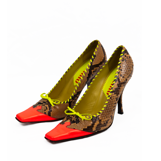 SS 1999 Piton Neon Heels