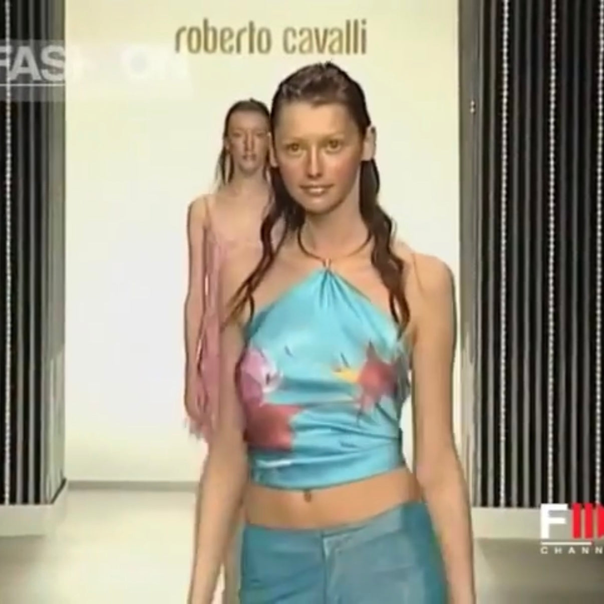 SS 1999 Gold-Choker Silk Gradient Top